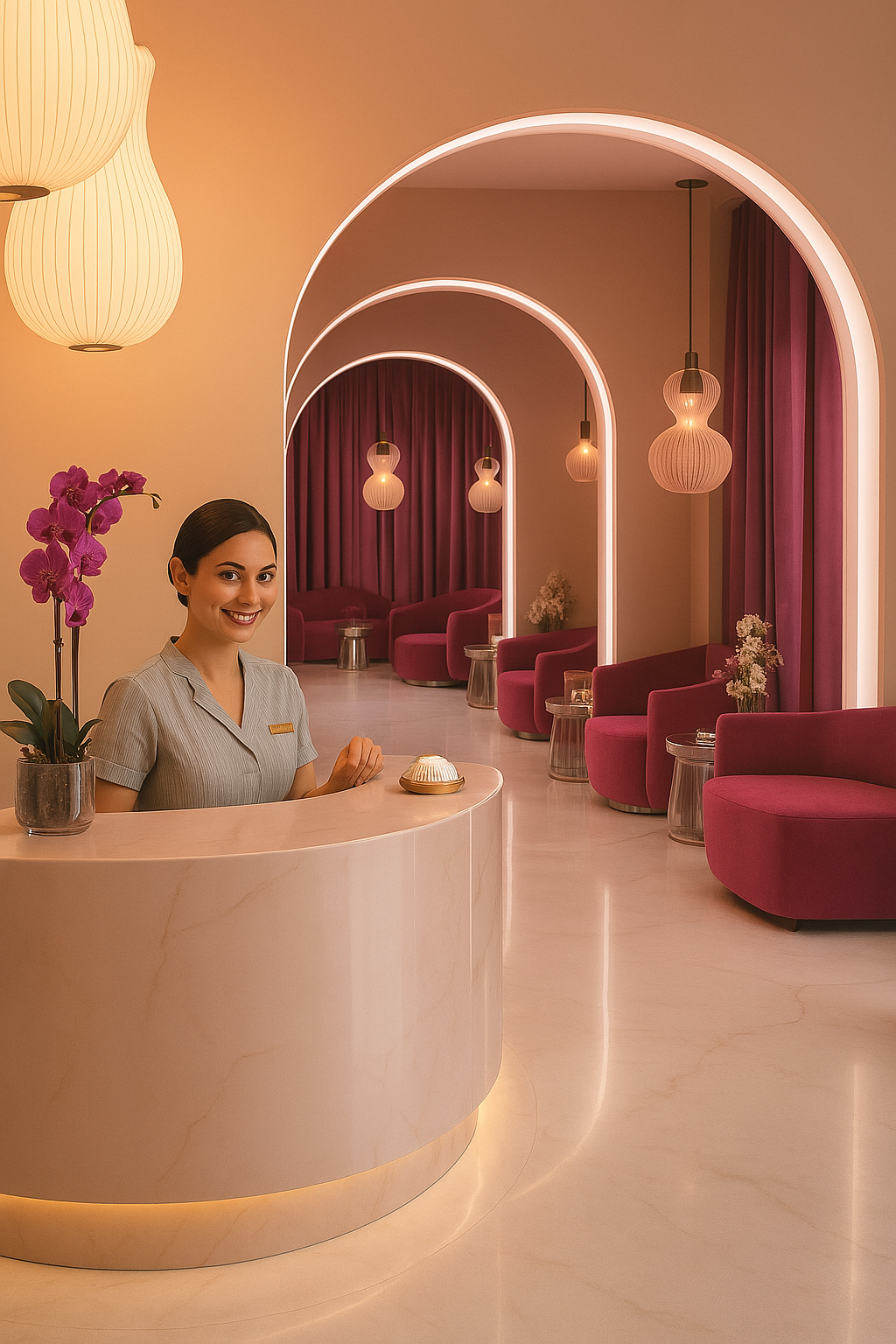 Athena Salon Interior
